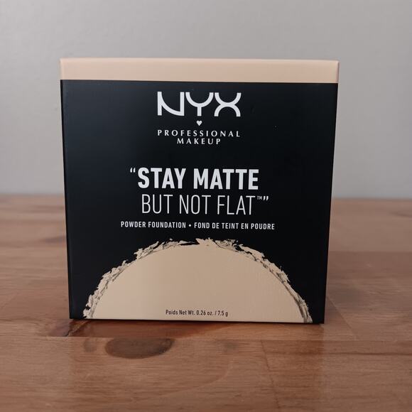 NYX PROFESSIONAL MAKEUP Stay Matte But Not Flat Powder Foundation Medium Beige - Picture 1 of 4